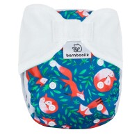 &Uuml;berhose DUO Klett wei&szlig; - Onesize