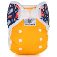 &Uuml;berhose DUO Klett gelb - Newborn