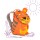 Kleiner Freund Tiger orange