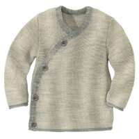 Melange-Jacke grau-natur