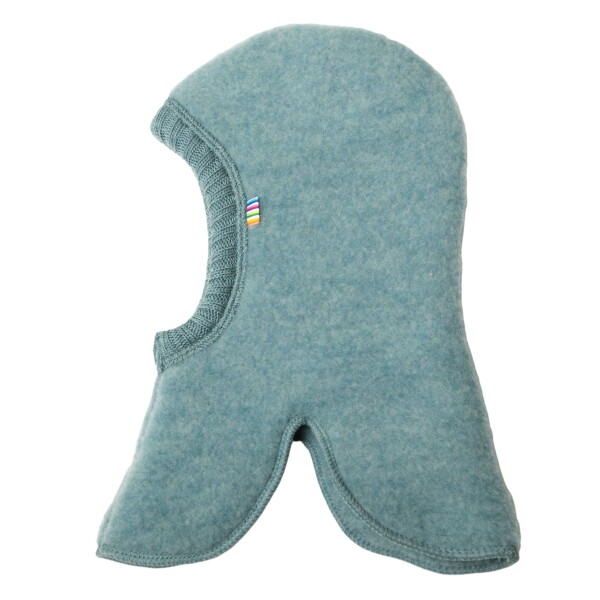 Wollfleece Schalmütze Soft aqua melange - 54