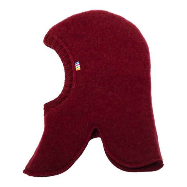 Wollfleece Schalmütze Soft bordeaux - 52
