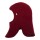 Wollfleece Schalmütze Soft bordeaux - 52
