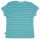 T-Shirt Streifen cyan - 122/128