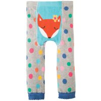 Frugi Leggings Fuchs Punkte grau
