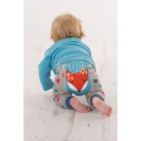 Frugi Leggings Fuchs Punkte grau