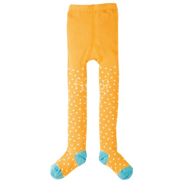 Frugi Norah Strumpfhose Punkte honig