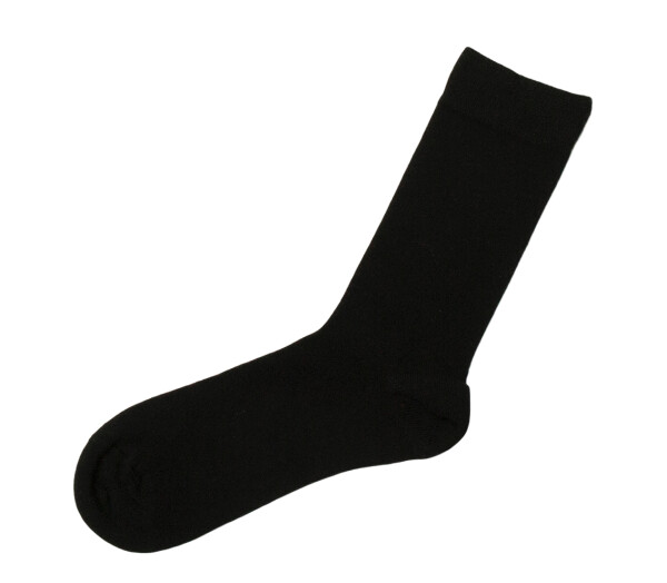 Wollsocken fein schwarz - 35-38