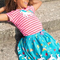 Camille Applique T-Shirt Pink/Unicorn - 92/98
