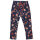 Sweathose Blumen dark blue-copper - 122/128