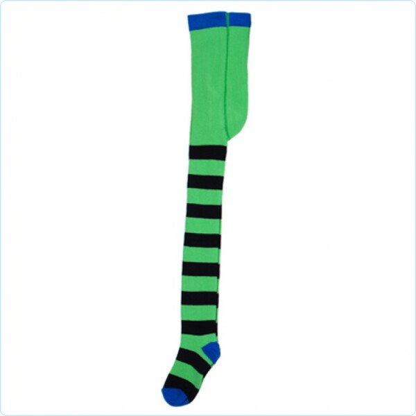 Strumpfhose grün-navy