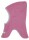 Schlupfmütze Fleece Pferde grape - 74/80
