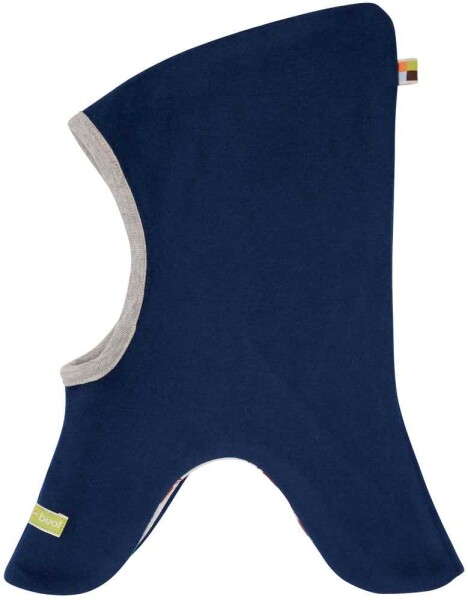 Schlupfmütze Fleece Füchse ultramarin - 86/92