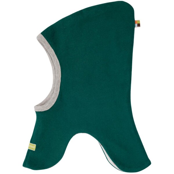 Schlupfmütze Fleece Füchse grün  - 98/104