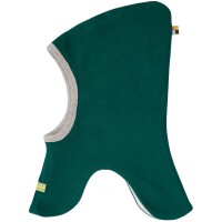 Schlupfm&uuml;tze Fleece F&uuml;chse gr&uuml;n  - 98/104
