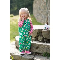 Frugi Daisy disco Cord Latzhose gr&uuml;n