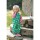 Frugi Daisy disco Cord Latzhose grün