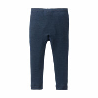 Leggings Wolle/Seide dunkelblau - 98