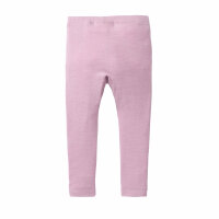 Leggings Wolle/Seide flieder - 98