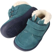 Snow Leopard Velours Kletter Wolle petrol - 21