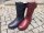 Telyoh Stiefel gefüttert bordeaux