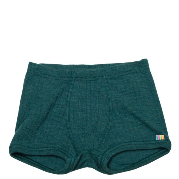 Basic Boxershorts Wolle peacock - 86/92