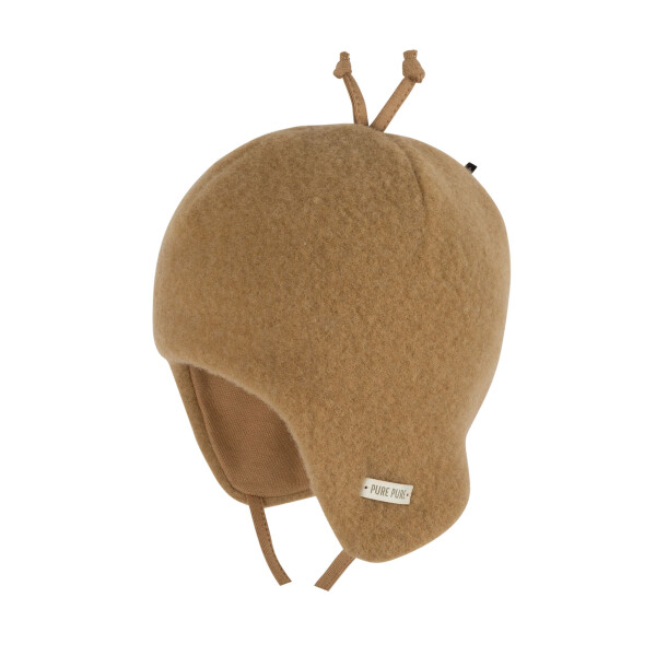 Baby Wollmütze ermine/beige - 39