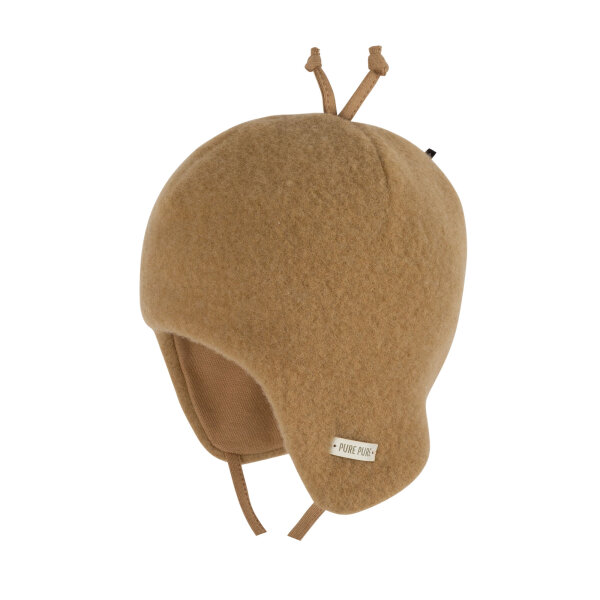 Baby Wollmütze ermine/beige - 47