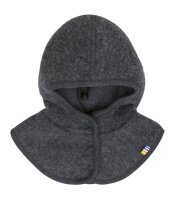 Windstopper Schalmütze Soft Wolle dunkelgrau