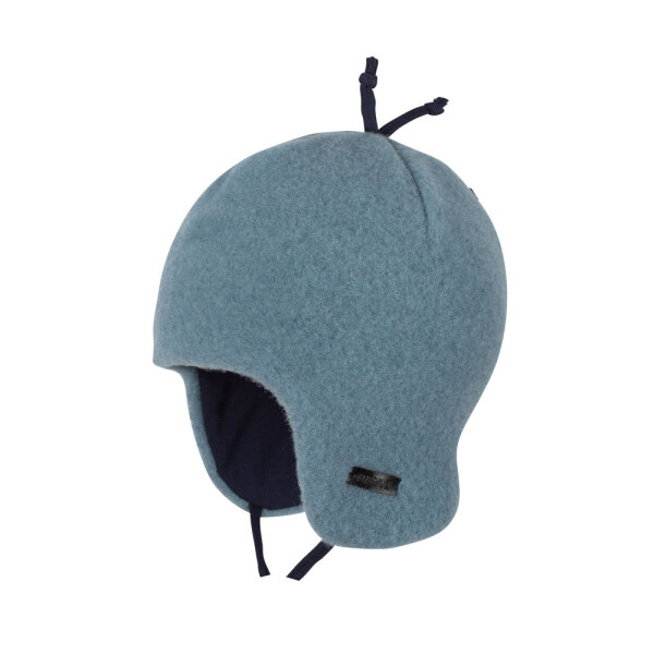 Baby Wollmütze storm-blue - 45