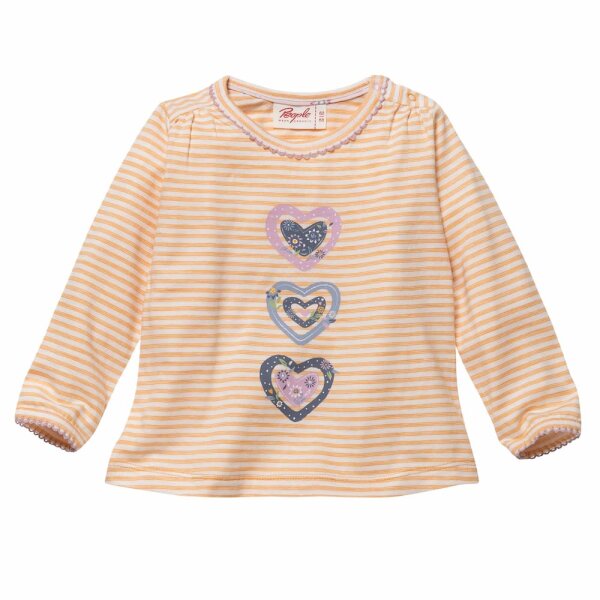 Langarmshirt Herz - 74/80