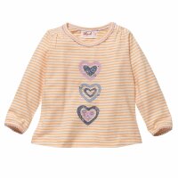 Langarmshirt Herz - 74/80