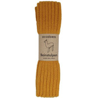 Beinstulpen Alpaka maisgelb
