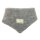 Dreieckstuch Wollfleece grau