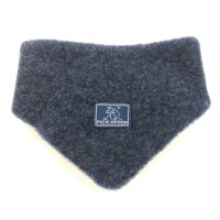 Dreieckstuch Wollfleece marine