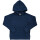 Hoodie Sweat solid navy - 110/116