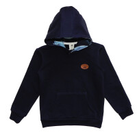 Kapuzen-Pullover dark navy Singing Wolfs - 122