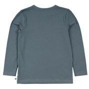 Shirt langarm Hello Racoon stormy blue - 74