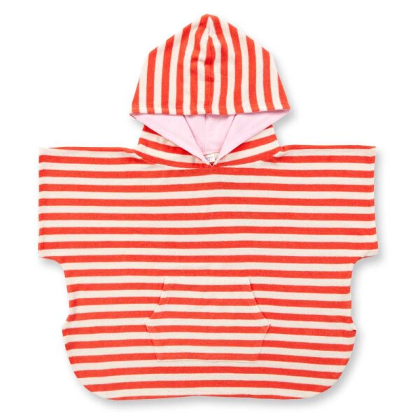Alvi Badeponcho Coral Stripes - 2-4 Jahre