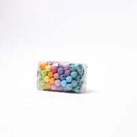 120 Holzperlen pastell 12mm