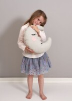 Kissen Moon grey