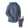 Winter-Steppjacke zum Babytragen taubenblau