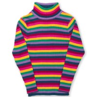 Pullover Rollkragen Strick Rainbow - 116