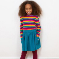 Pullover Rollkragen Strick Rainbow - 116