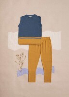 Kai Pullunder Merino stone-blue - 86/92