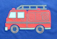 Langarmshirt Feuerwehr royal blue