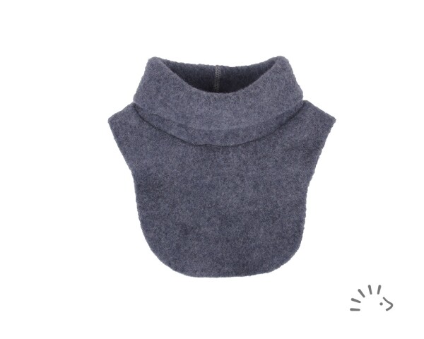 Schalkragen Wollfleece Anthrazit - L