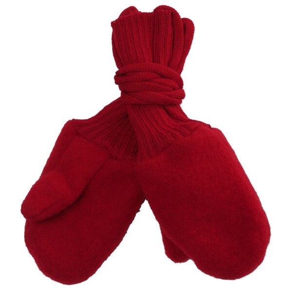 Handschuhe Wollfleece burgund