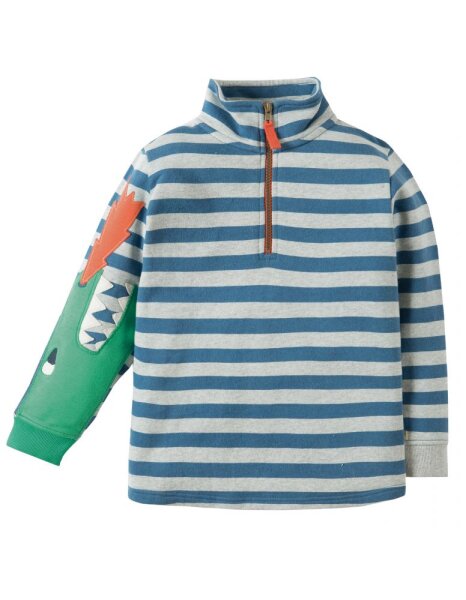 Super Pullover Streifen Dino