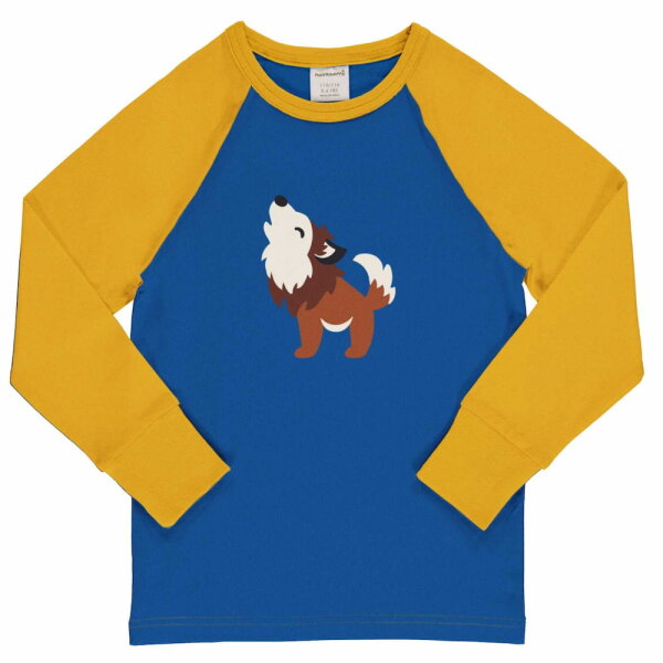 Raglanshirt lang Wolf - 134/140